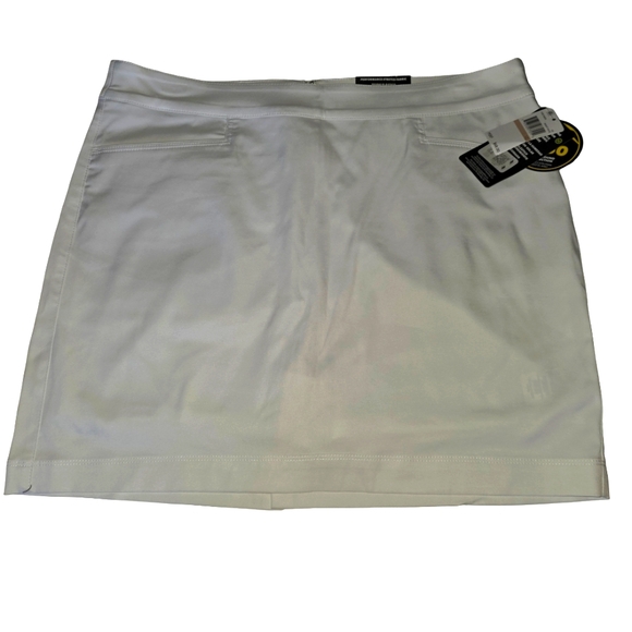 PGA Tour Pants - PGA TOUR Women's White Skort Size 12 MSRP $68 NEW